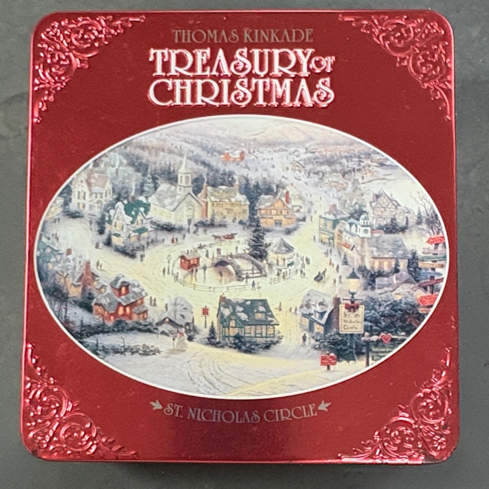 Thomas Kinkade Tin CD collection GUC